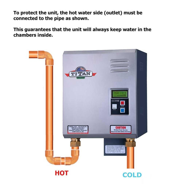 Titan Tankless Water Heater Installation Titan N160 Manual Titan N